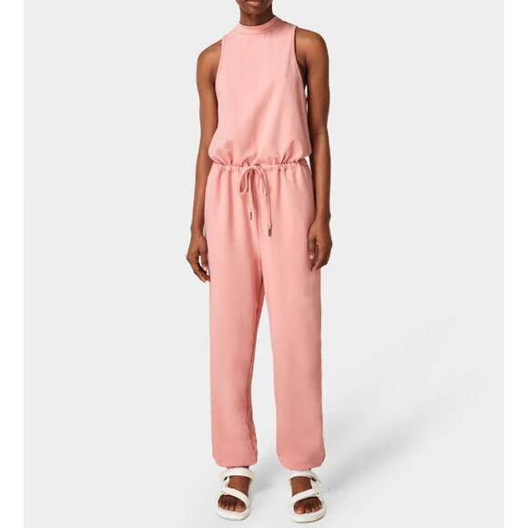 Sweaty Betty Kaya Jogger Jumpsuit in Bloom Pink Size Small - Picture 1 of 14